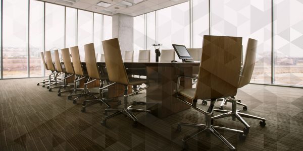 An executive boardroom